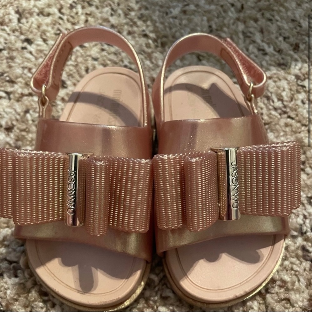 Mini Melissa + Jason Wu  Toddler girl sandals Size 7